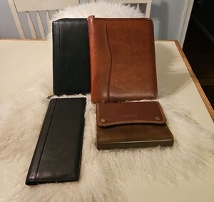 Day Timer Misc Lot Of Leather Planners